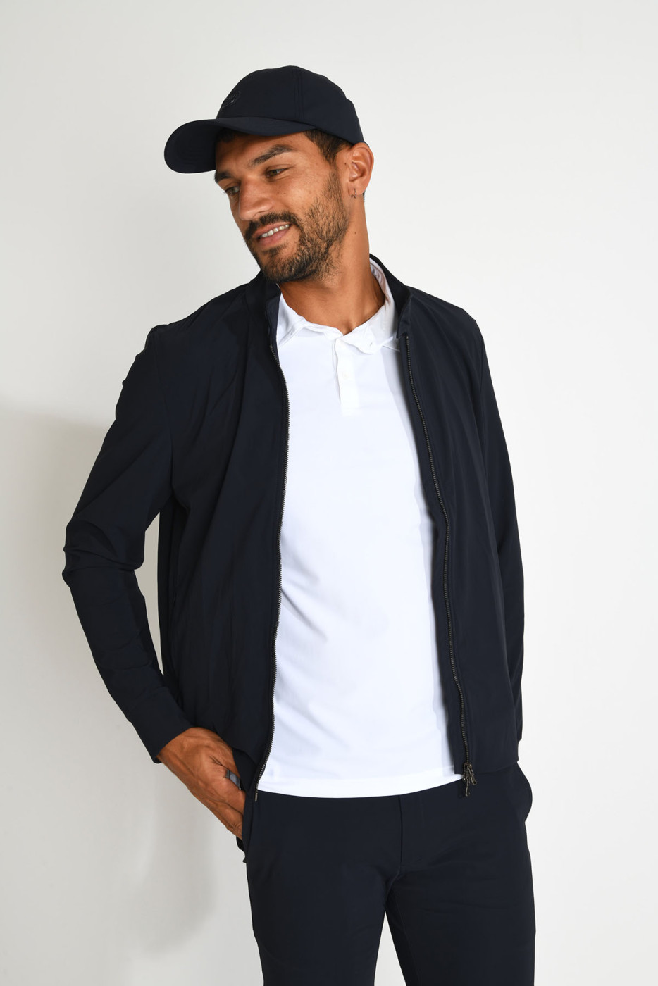 Veste bleu marine IVANO LESCADA - 4