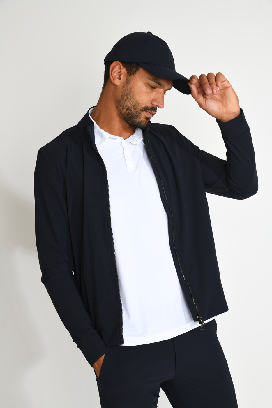 Veste bleu marine IVANO LESCADA - 1