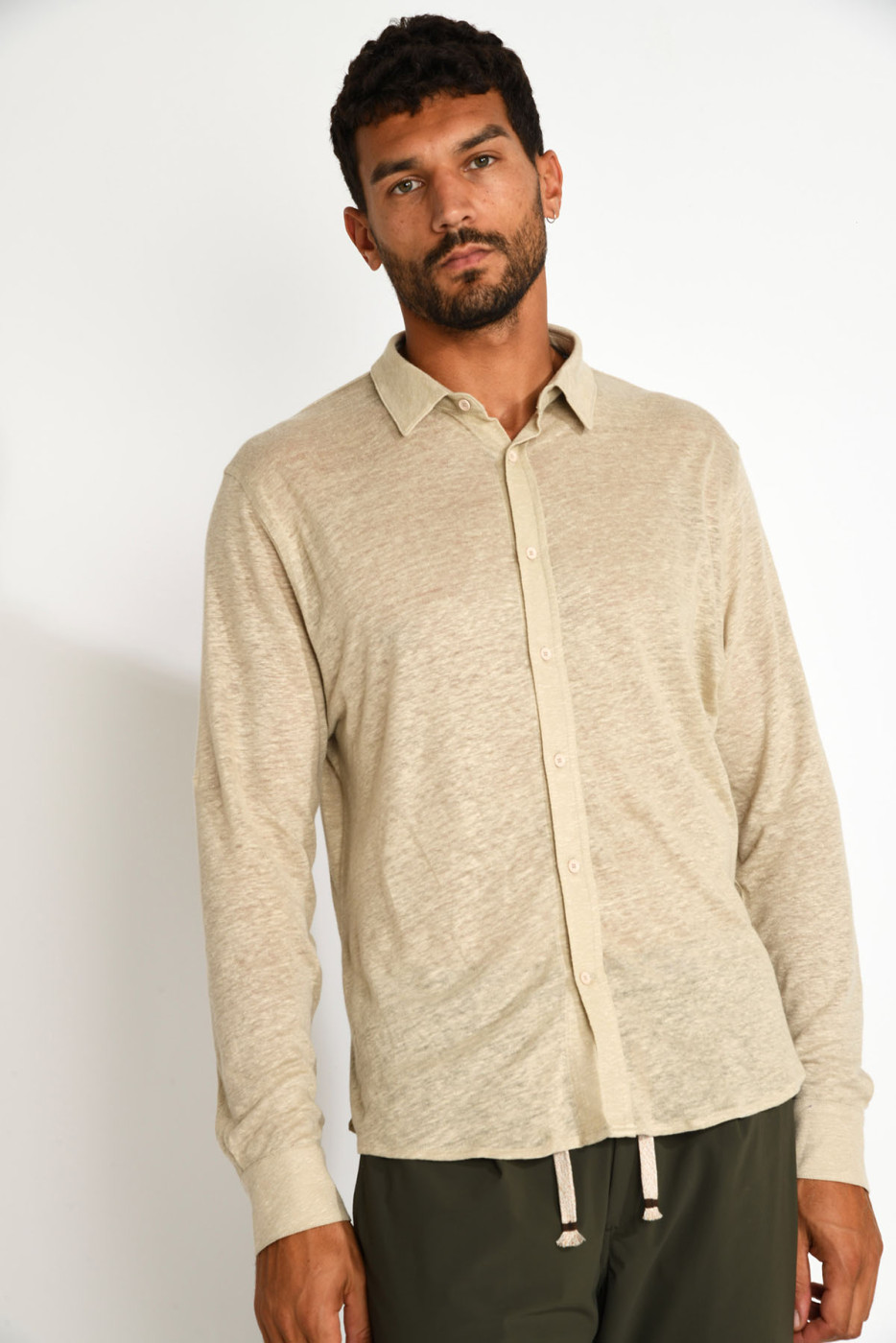 Chemise beige JEAN LIN - 2