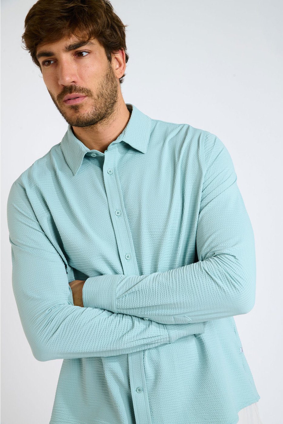 Chemise technique bleu lagon JEAN TRIESTE - 2