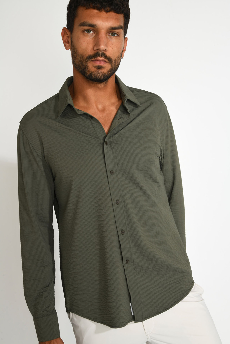 Chemise technique kaki JEAN TRIESTE - 13