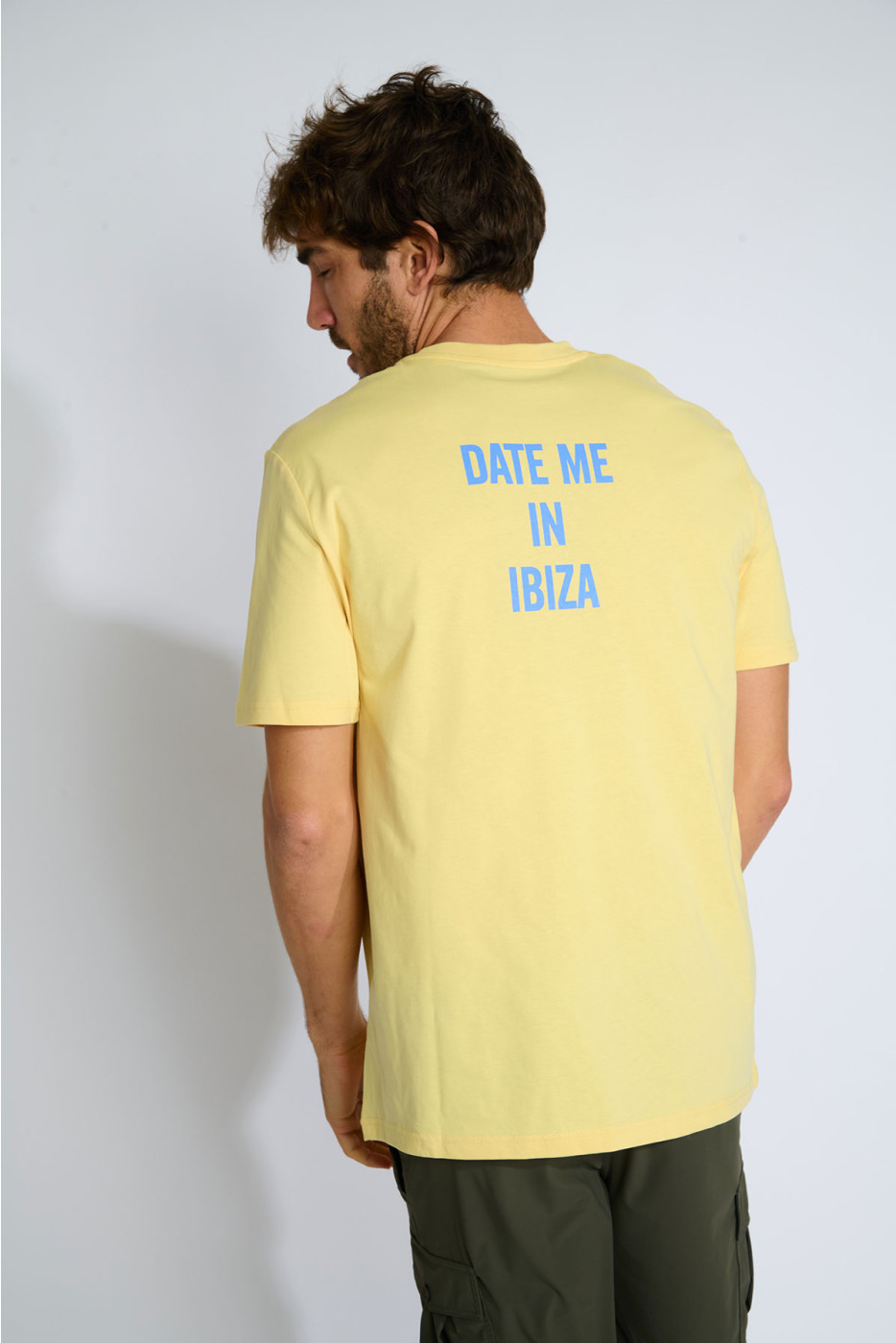 T-shirt jaune MORGAN DATE ME IN IBIZA - 2