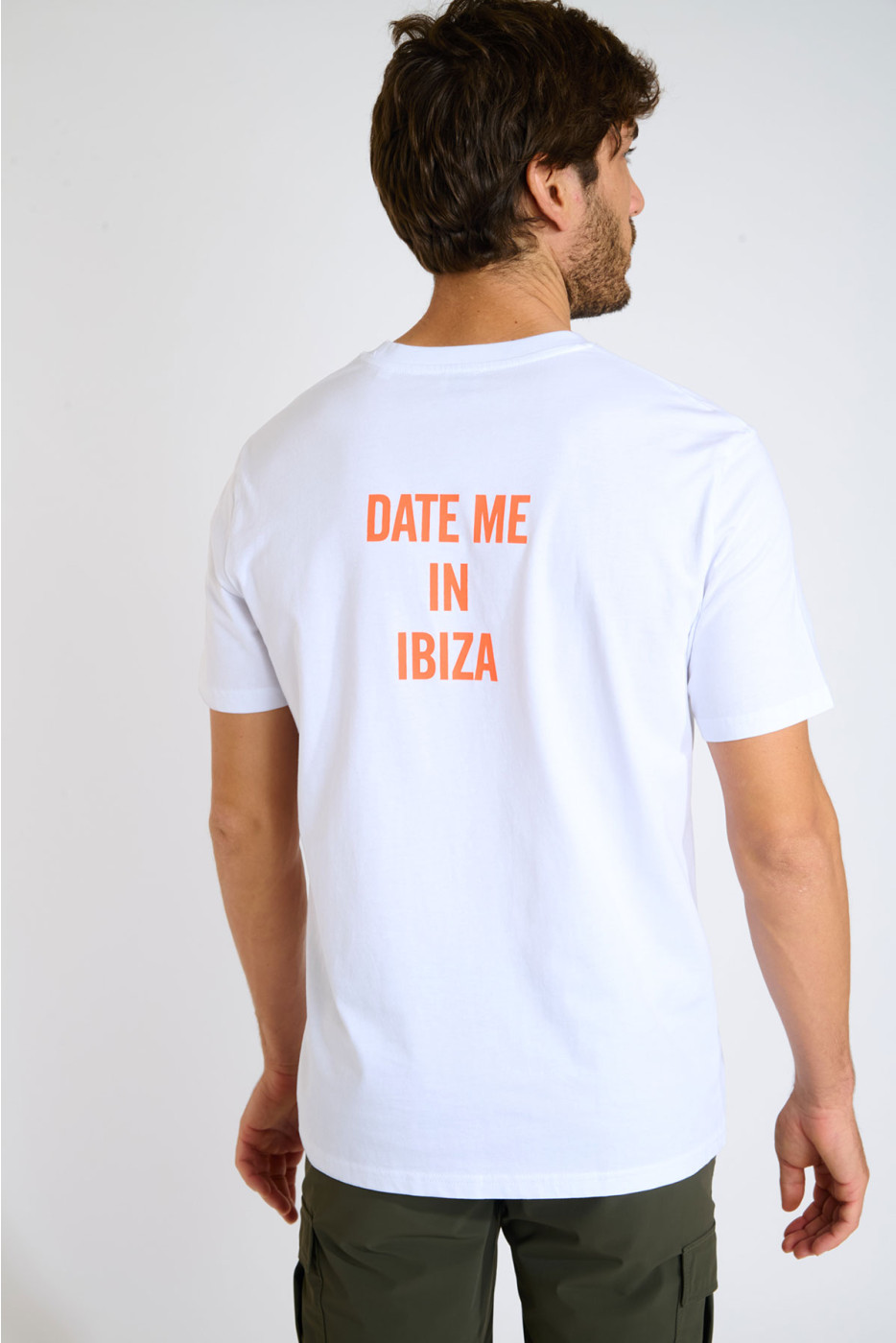 T-shirt blanc MORGAN DATE ME IN IBIZA - 3