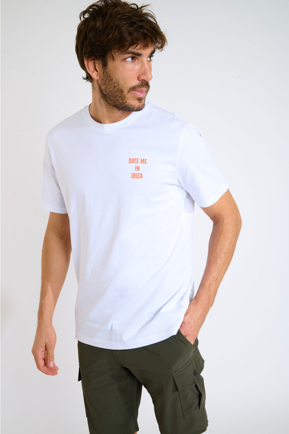 T-shirt blanc MORGAN DATE ME IN IBIZA - 5
