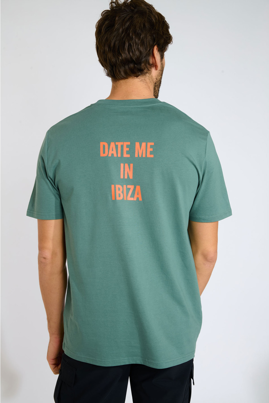 T-shirt vert MORGAN DATE ME IN IBIZA - 1