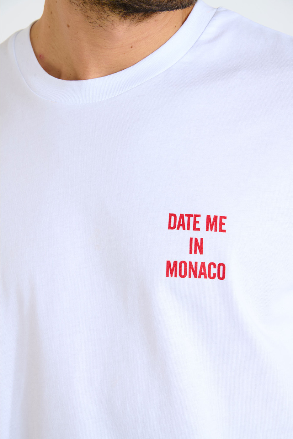 T-shirt blanc MORGAN DATE ME IN MONACO - 3