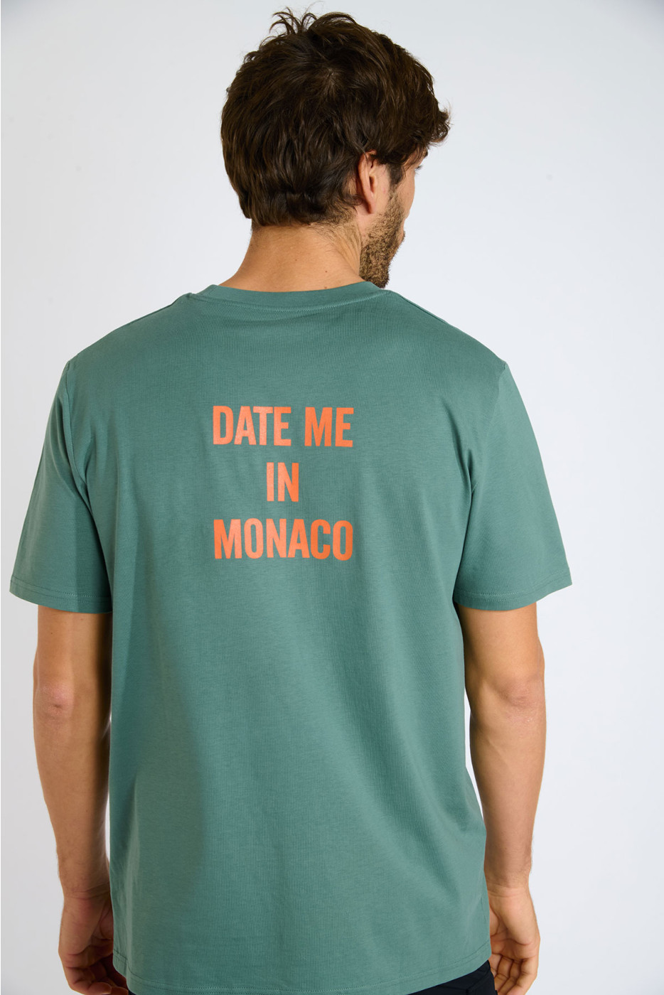 T-shirt vert MORGAN DATE ME IN MONACO - 3