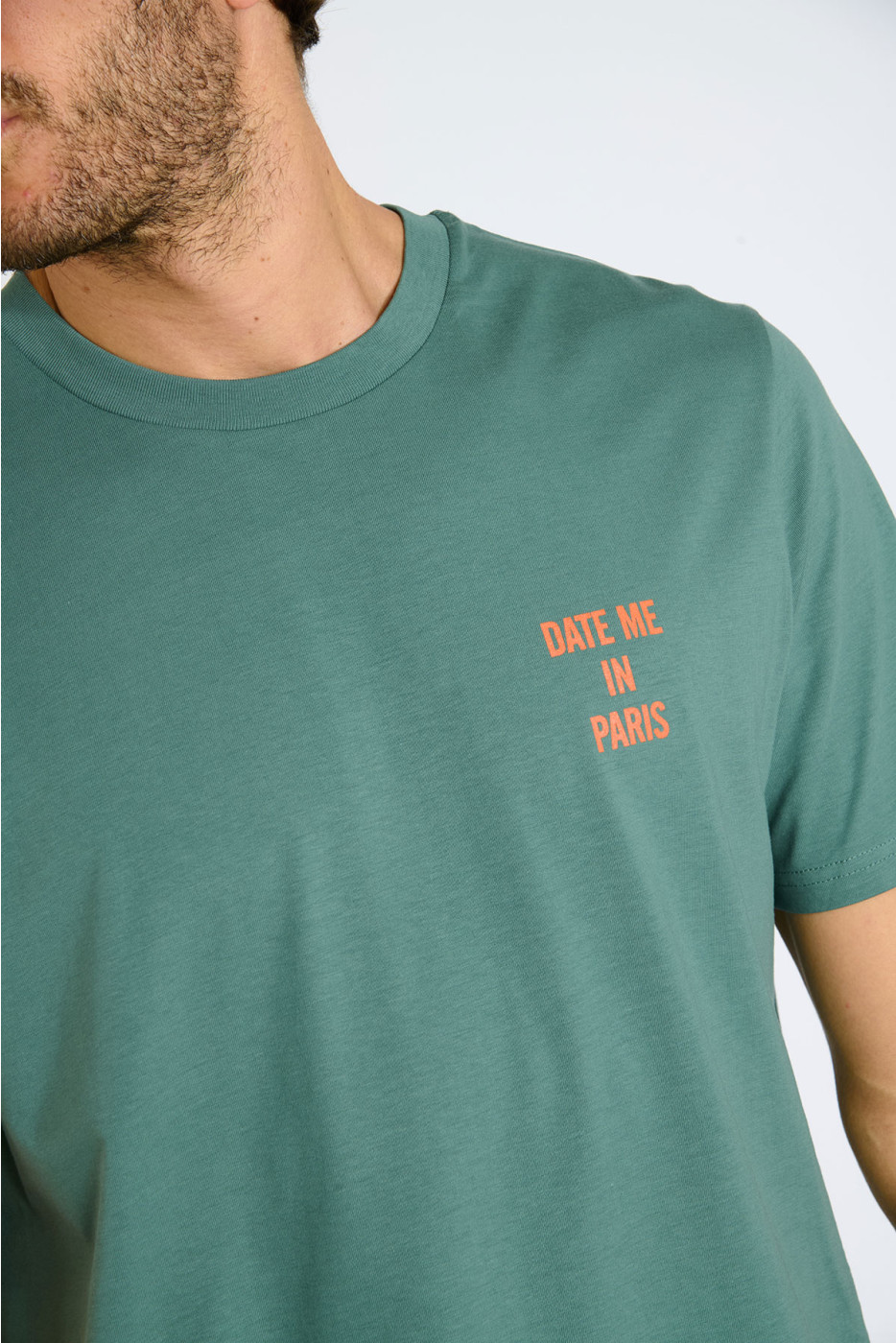 T-shirt vert MORGAN DATE ME IN PARIS - 3