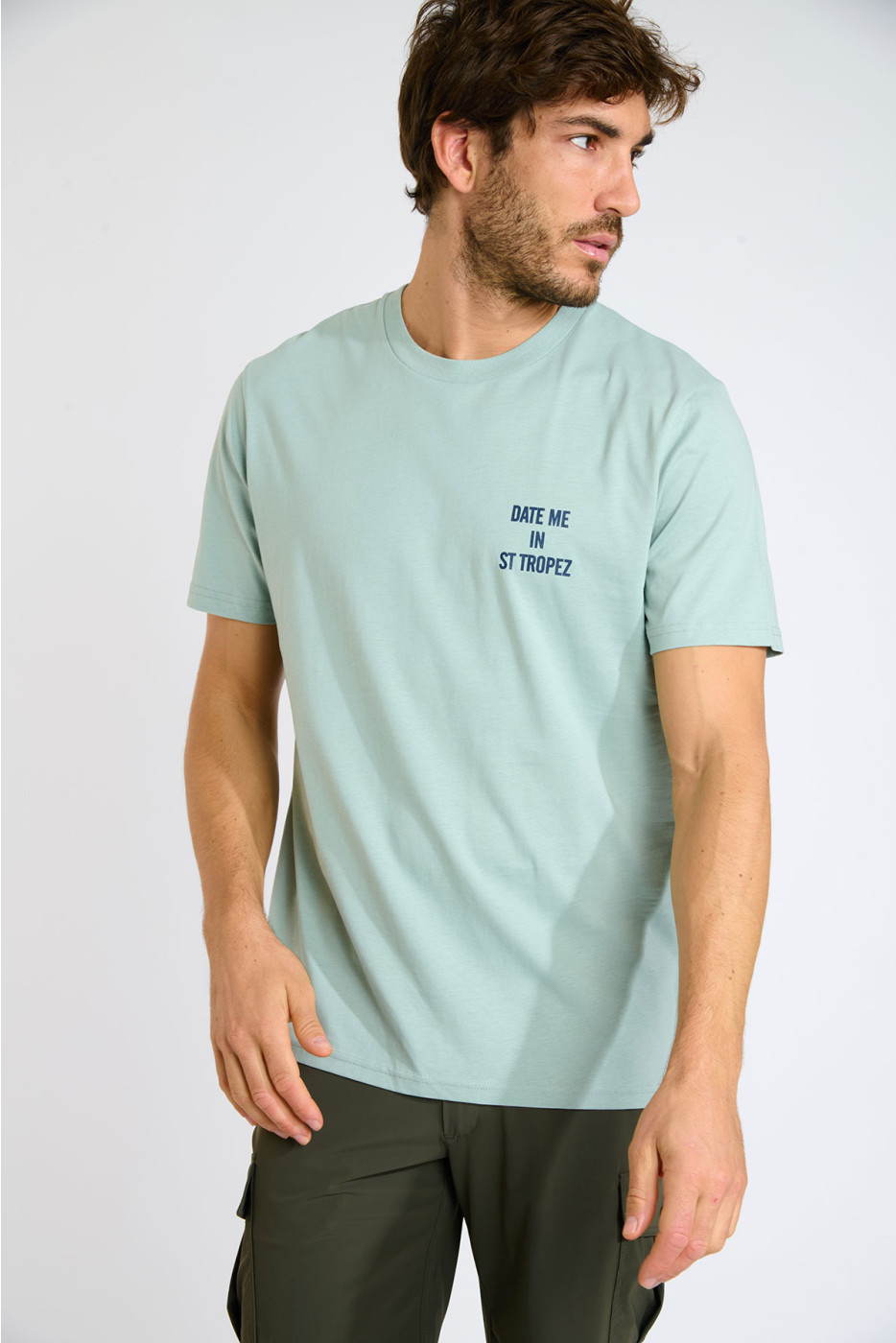 T-shirt amande MORGAN DATE ME IN ST TROPEZ - 4