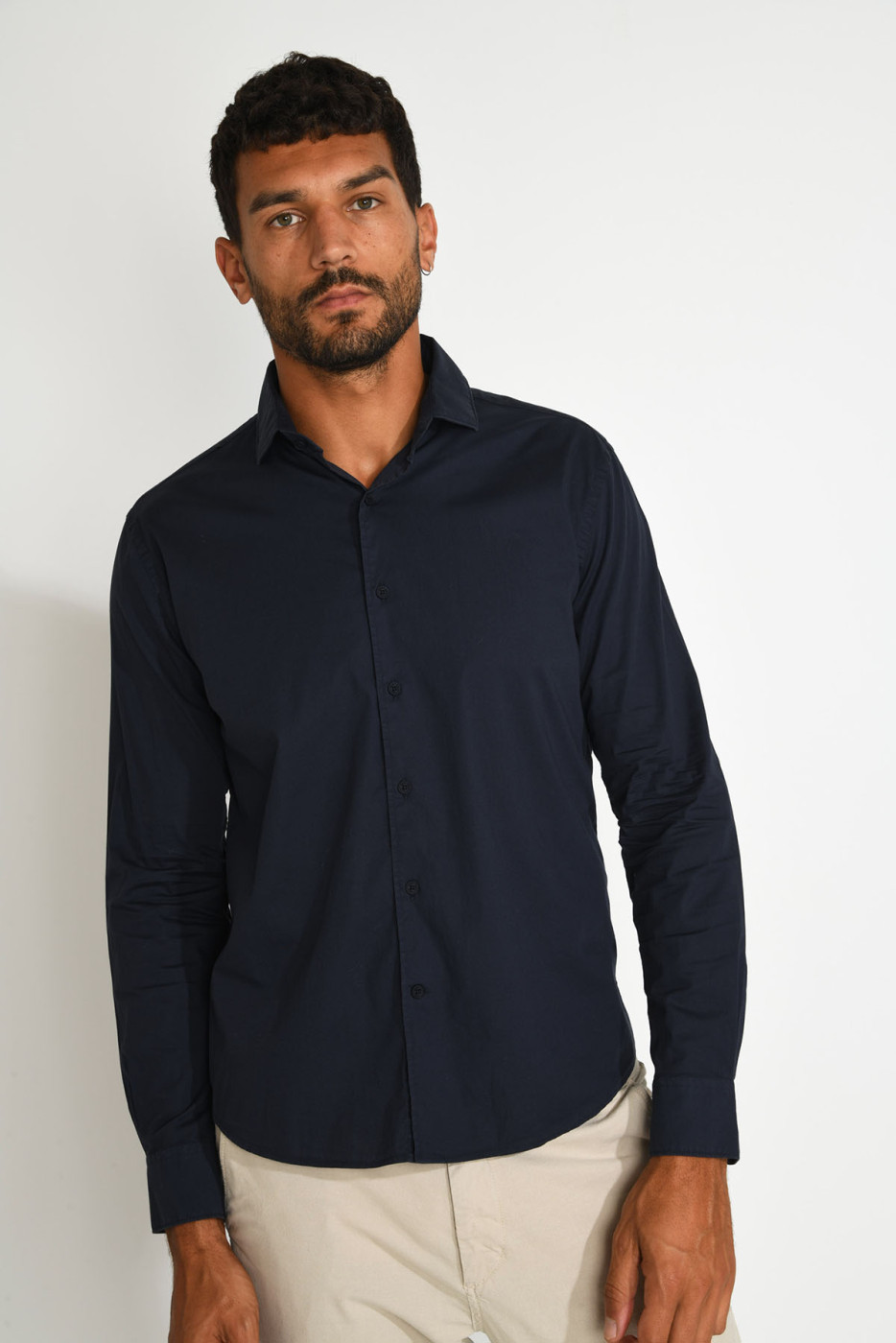 Chemise bleu marine QUENTIN CARARE - 5