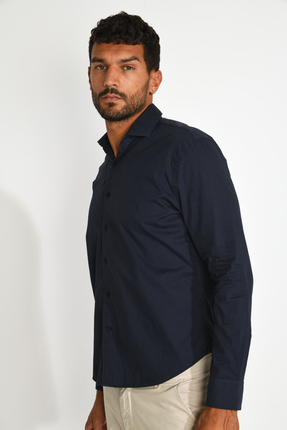 Chemise bleu marine QUENTIN CARARE - 7