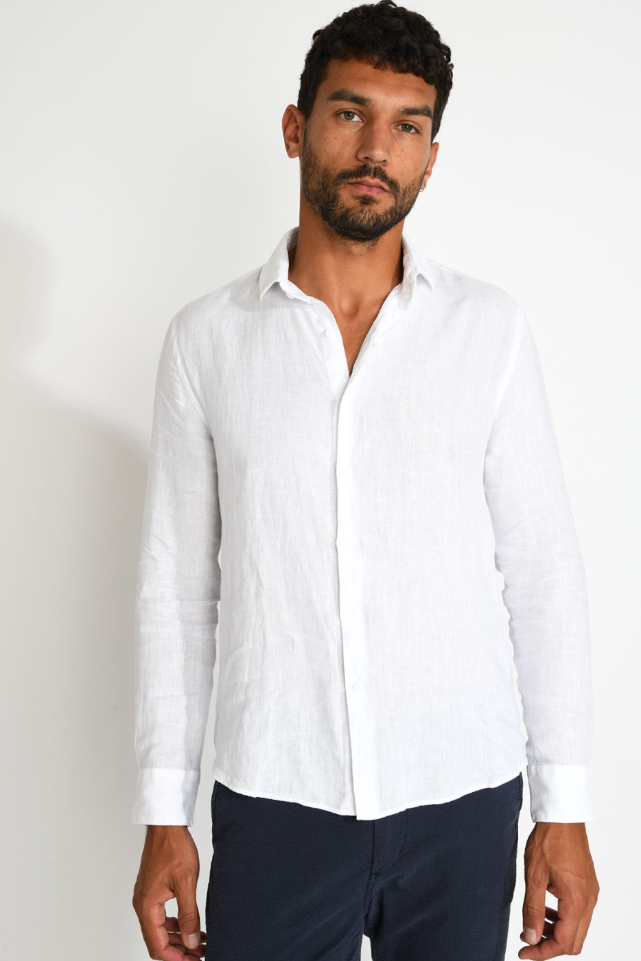 Chemise blanche QUENTIN PISE matière coton - 4