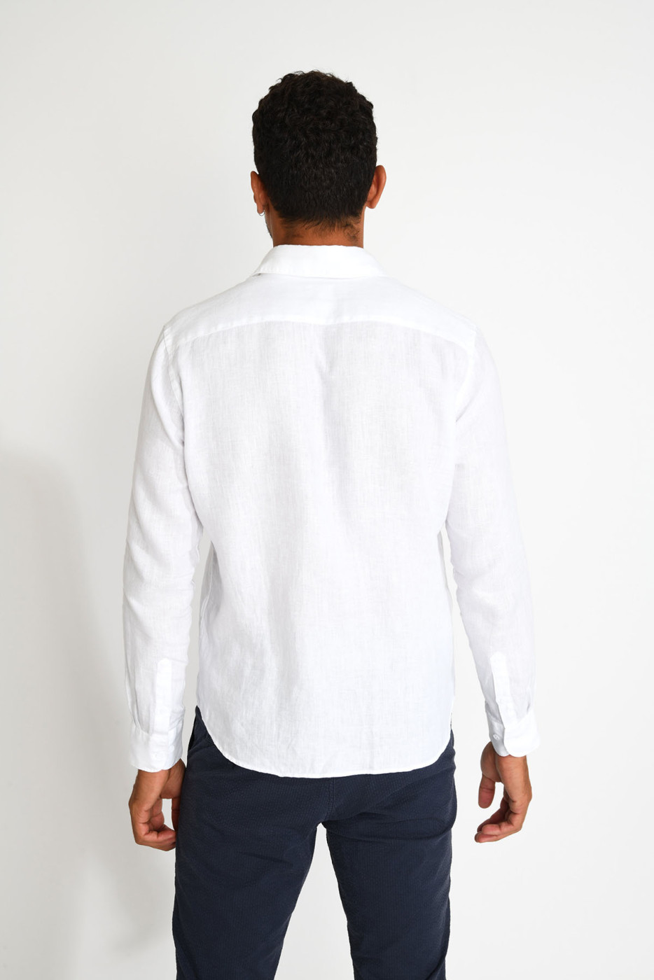 Chemise blanche QUENTIN PISE matière coton - 3