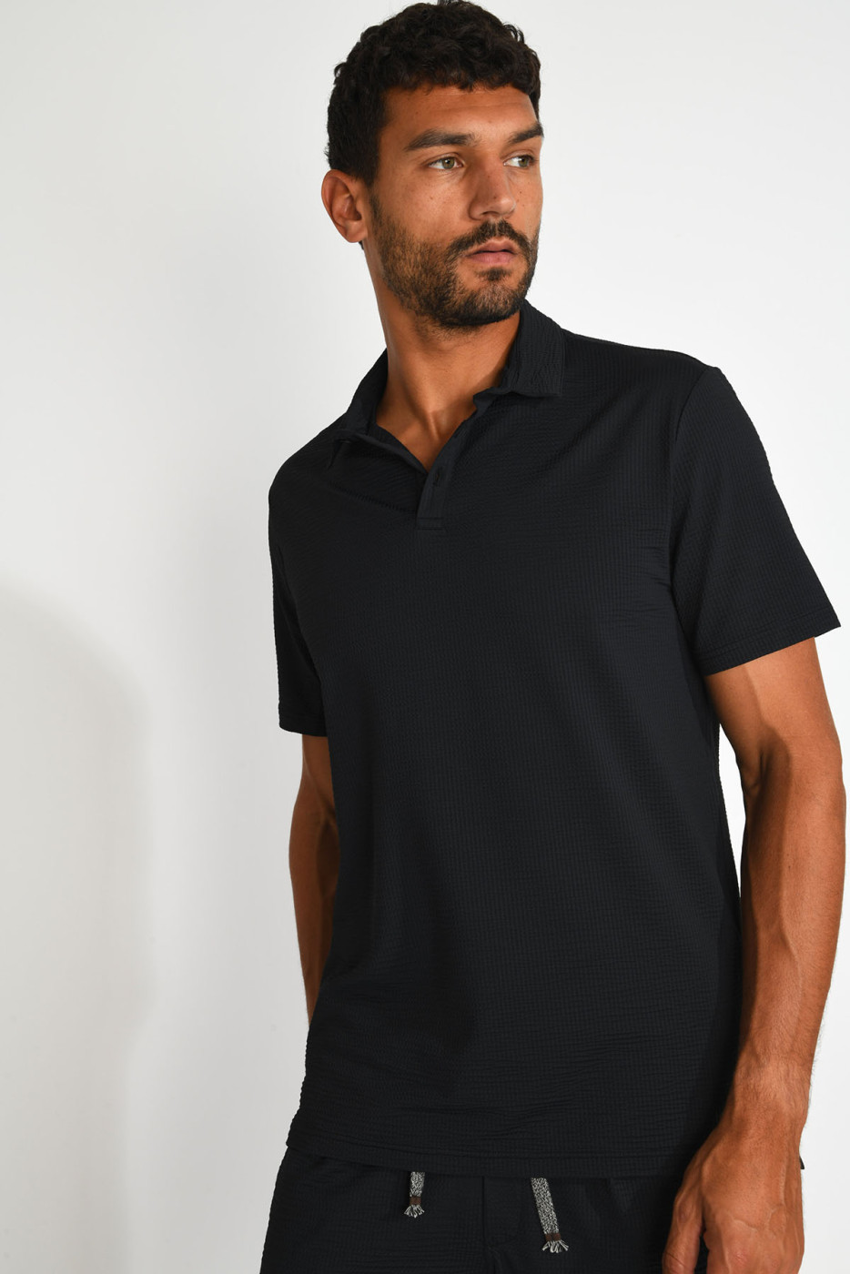 Polo noir VASCO TRIESTE - 9