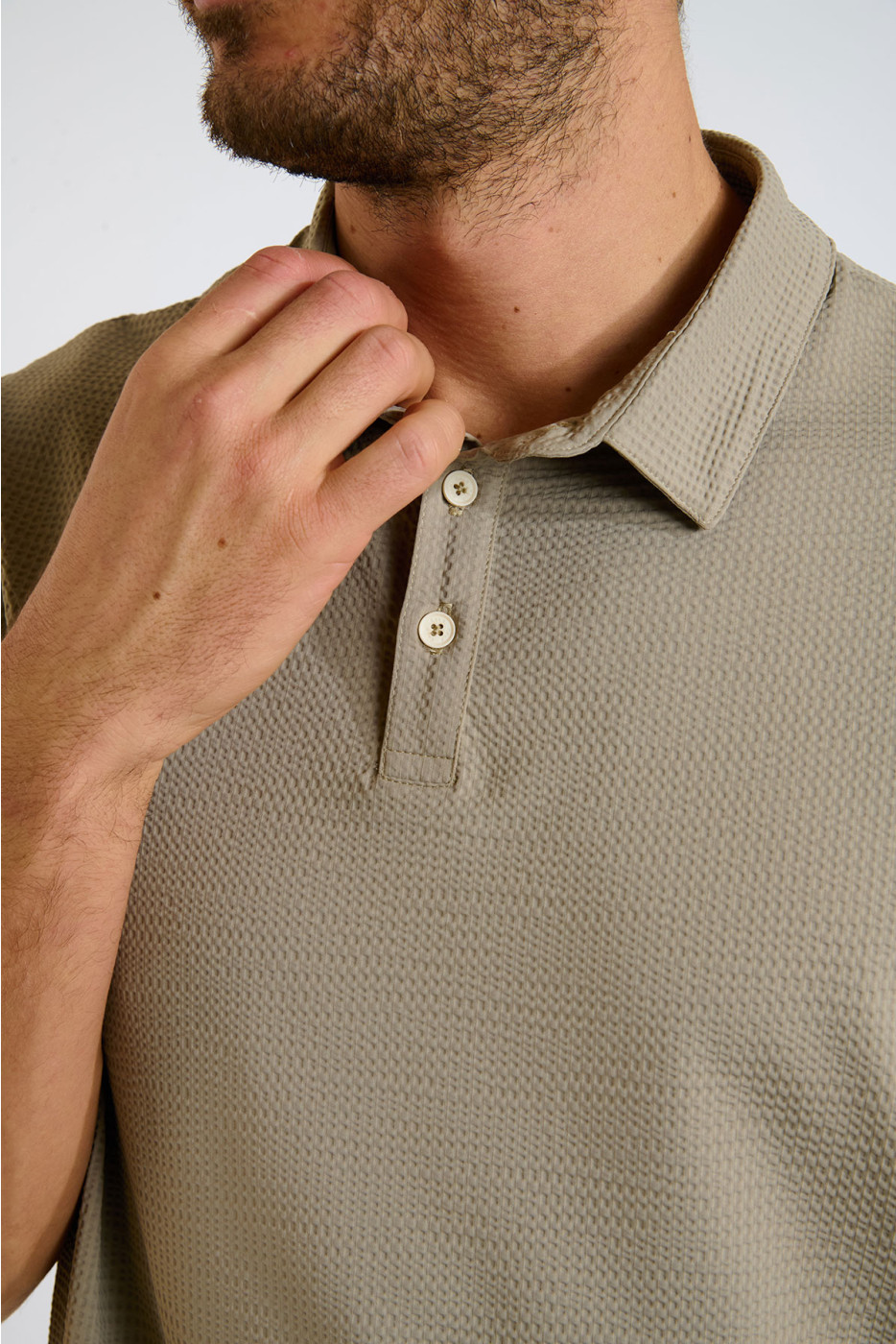 Polo technique beige VASCO TRIESTE - 1