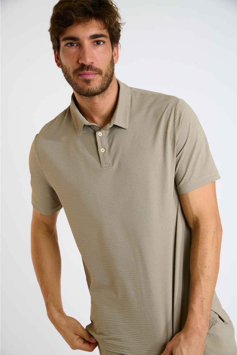 Polo technique beige VASCO TRIESTE - 4