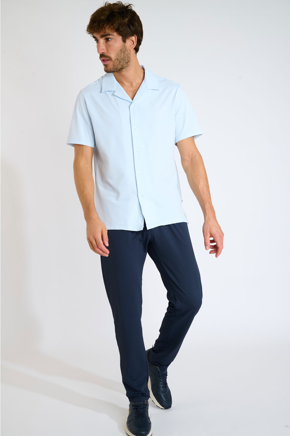 Polo technique bleu ciel VASCO TRIESTE - 6