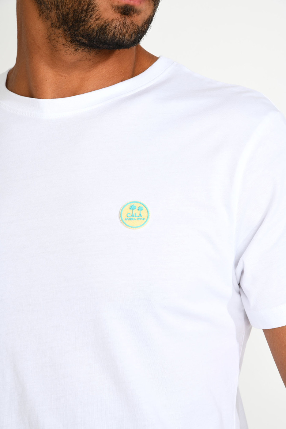 T shirt YANN CORAL blanc - 7