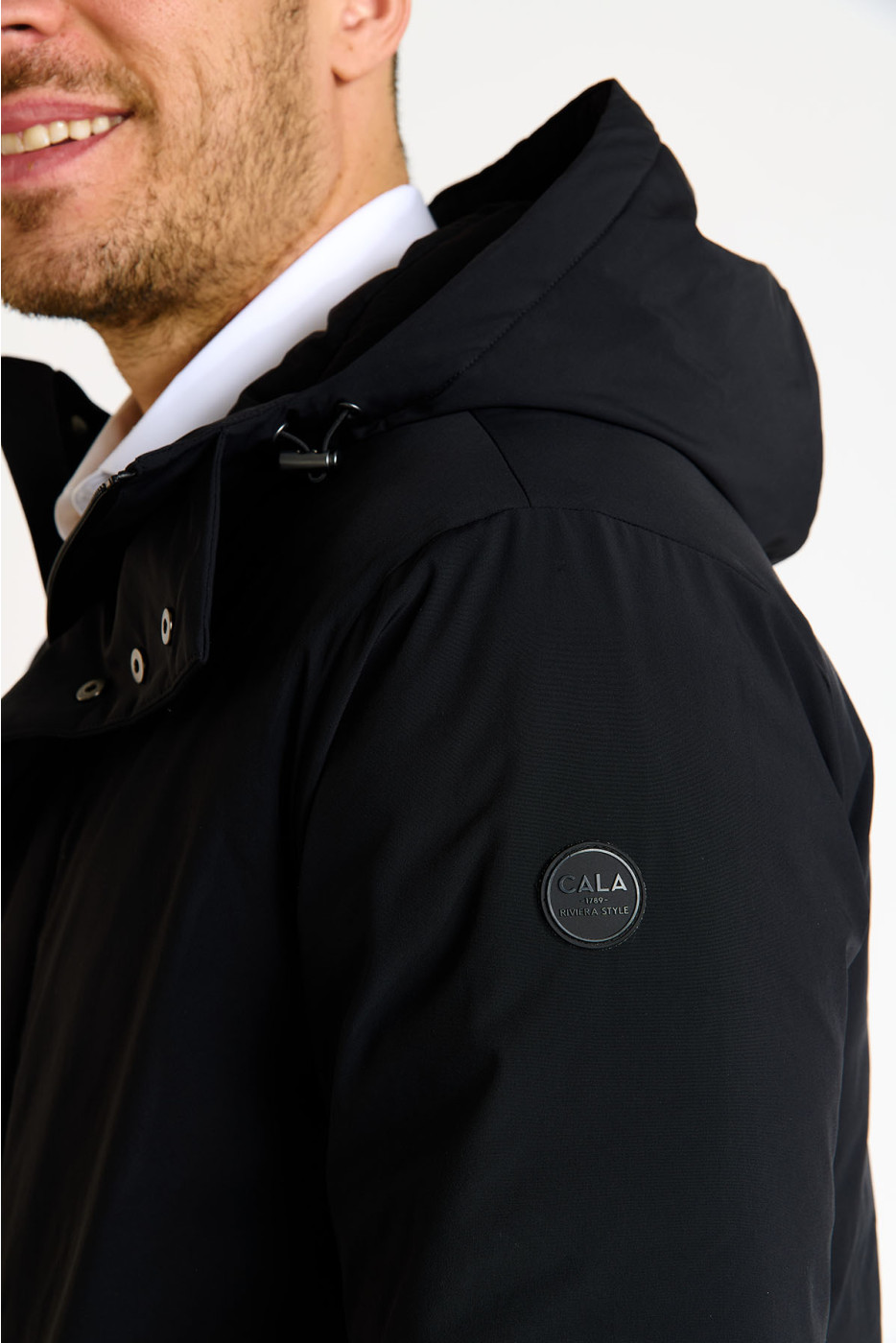 Blouson parka noire BEN TURIN - 7