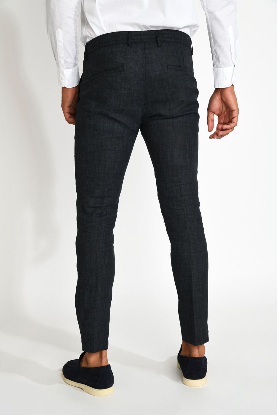 Pantalon gris ADAMO NAVELLI - 3