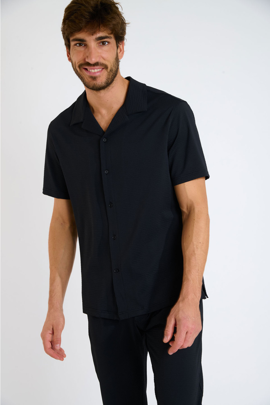 Chemise noire ALEX TRIESTE - 5