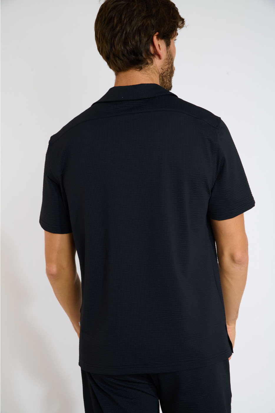 Chemise noire ALEX TRIESTE - 3