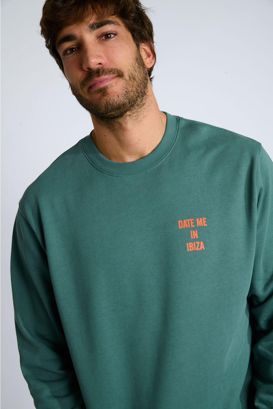 Sweat vert DATE ME IN IBIZA - 1