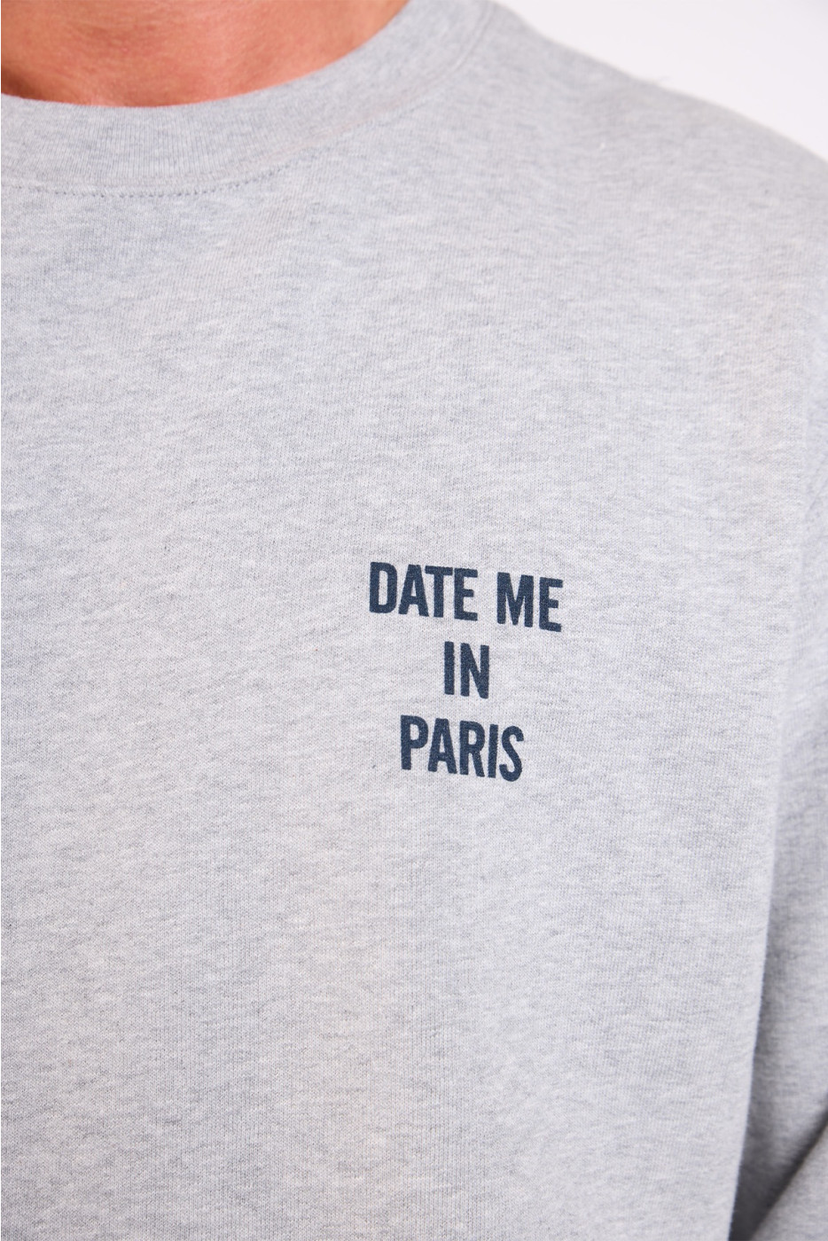 Sweatshirt gris AUGUSTIN DATE ME IN PARIS - 5