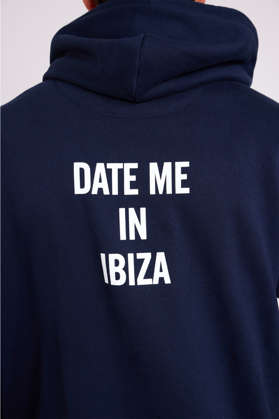 Sweat à capuche bleu marine BASTIEN DATE ME IN IBIZA - 2