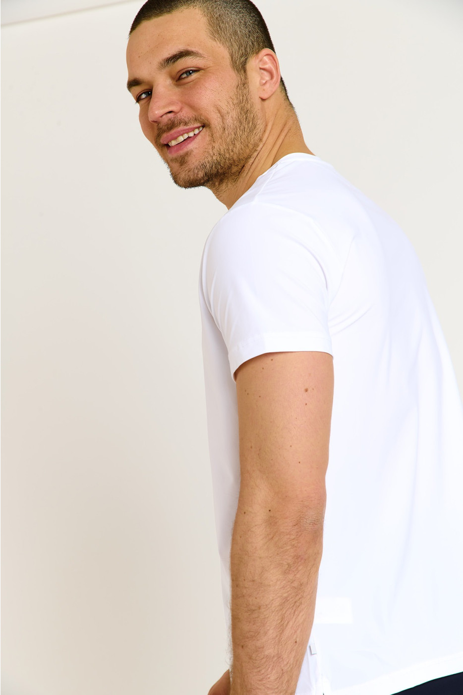 T shirt blanc CYRIL BAIABLUE - 2
