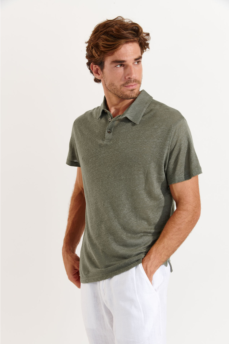 Polo kaki FRANCOIS LIN