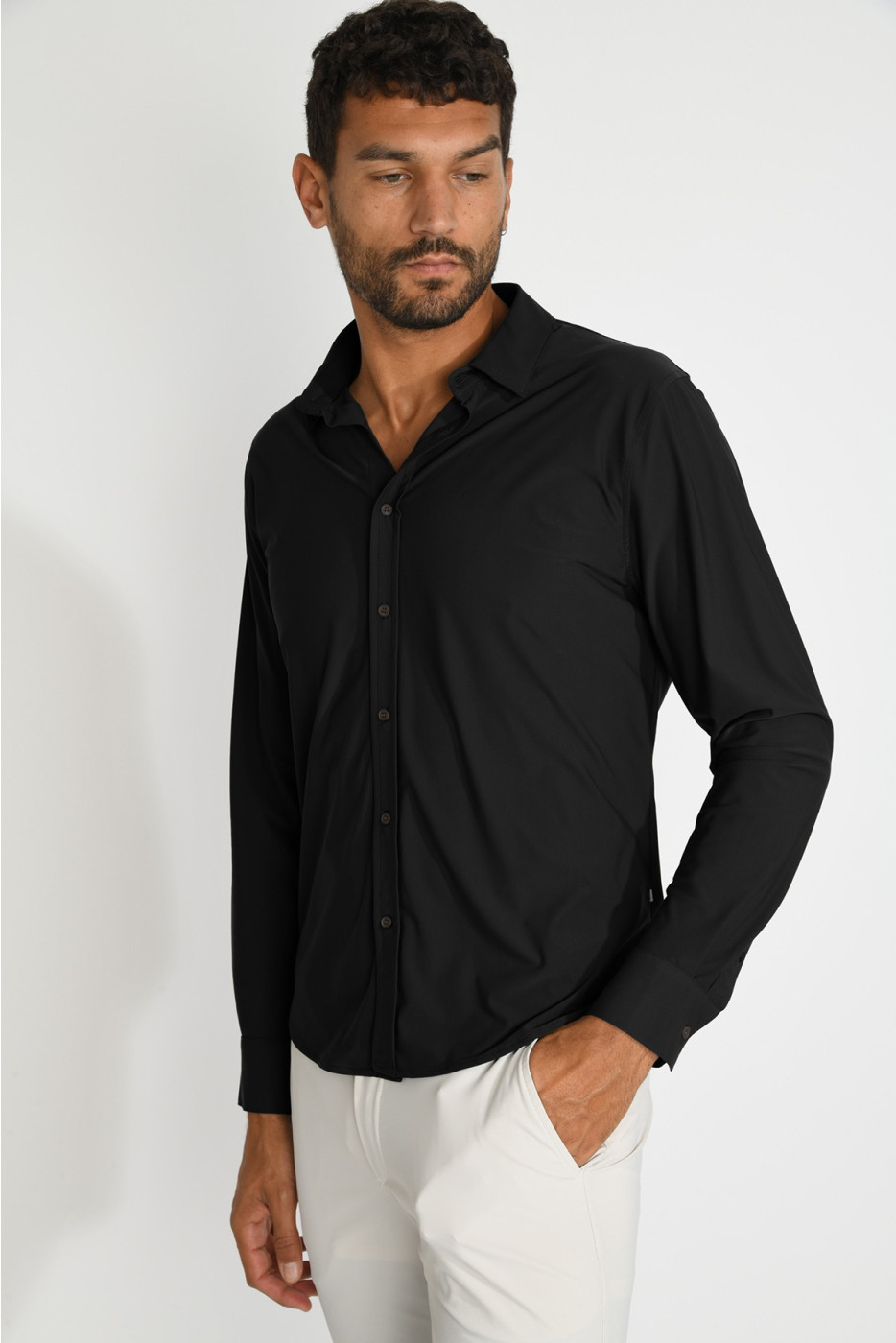 Chemise noire technique JEAN BAIABLUE - 2
