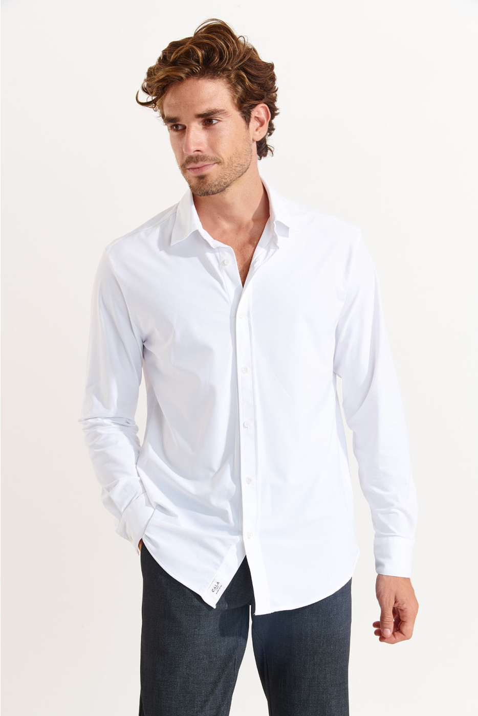 Chemise blanche technique JEAN BAIABLUE - 7