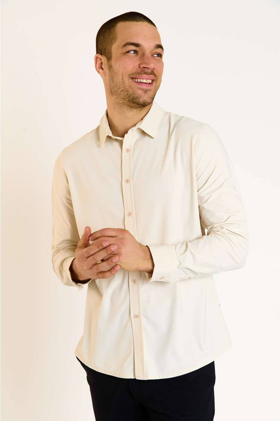 Chemise écru technique JEAN BAIABLUE - 5