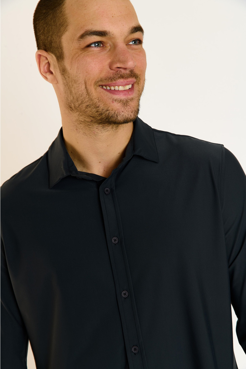 Chemise grise technique JEAN BAIABLUE - 5