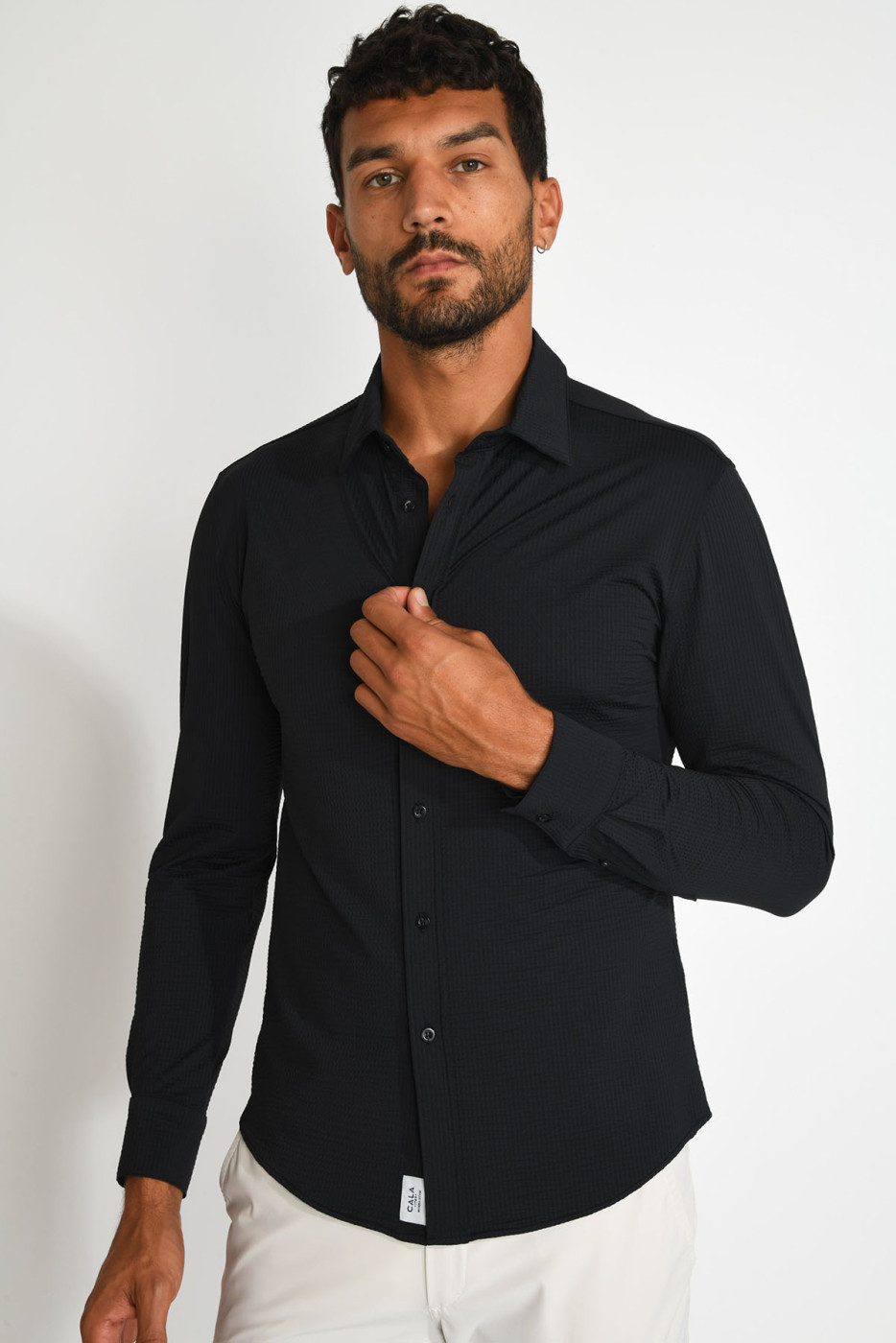 Chemise technique noir JEAN TRIESTE - 8