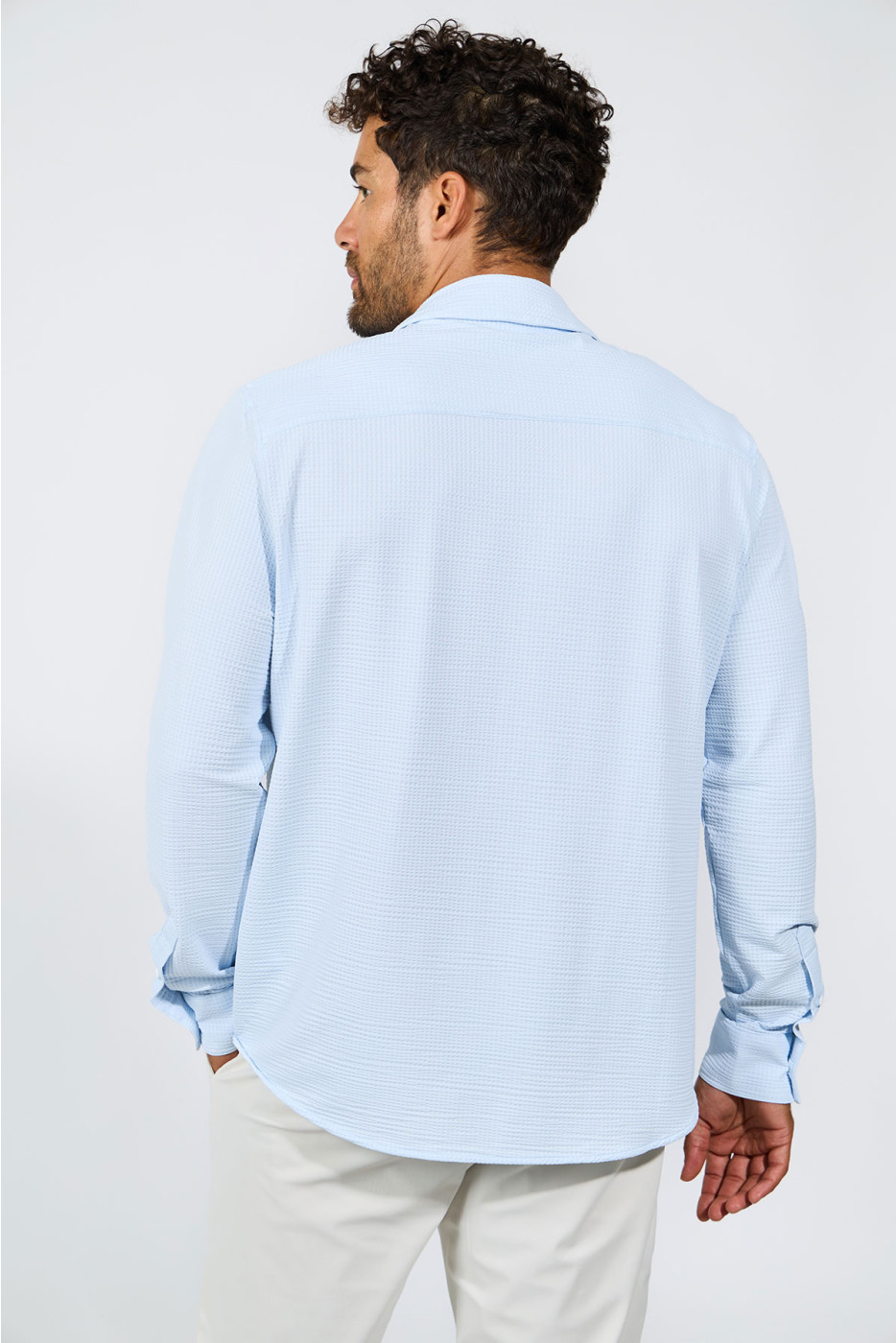 Chemise technique bleu ciel JEAN TRIESTE - 2