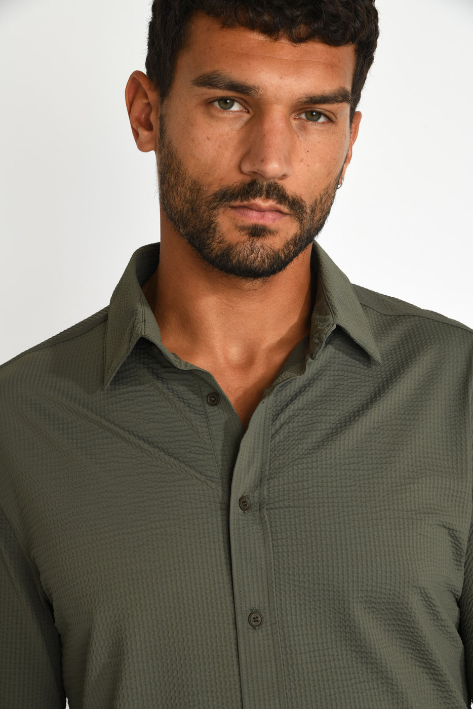 Chemise technique kaki JEAN TRIESTE - 8