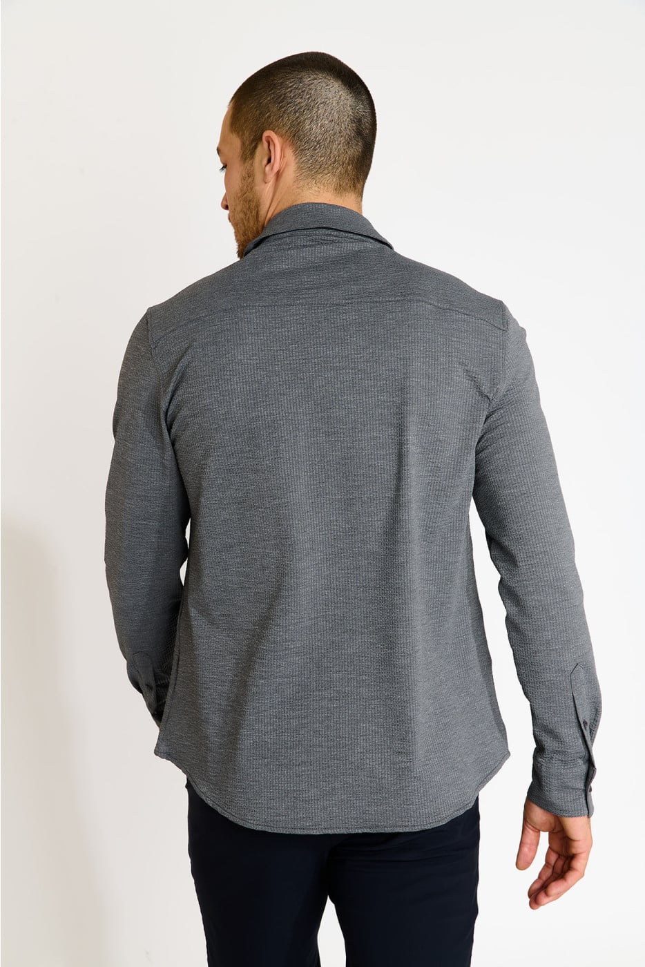 Chemise technique gris JEAN TRIESTE - 3