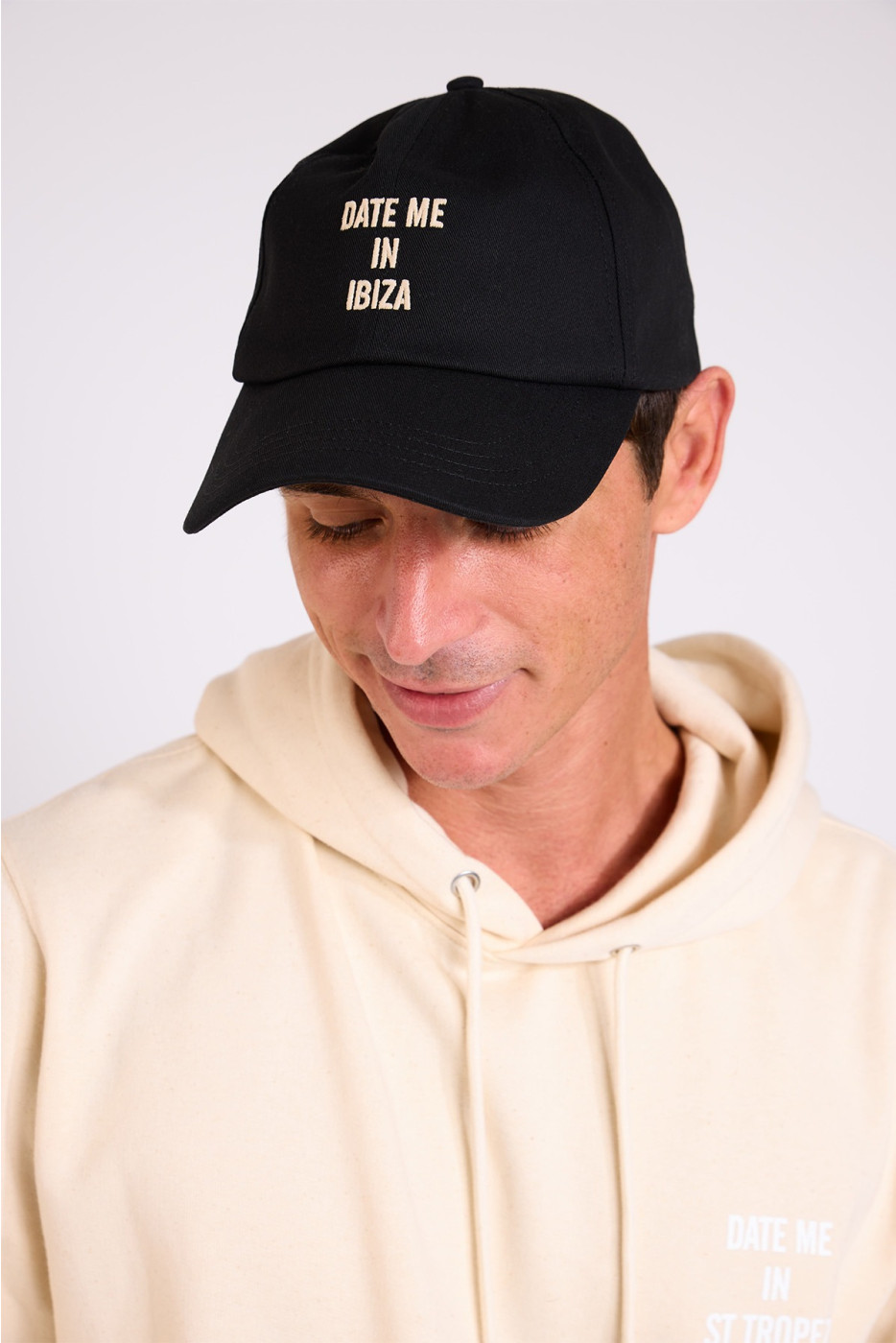 Casquette noire LEO DATE ME IN IBIZA - 1