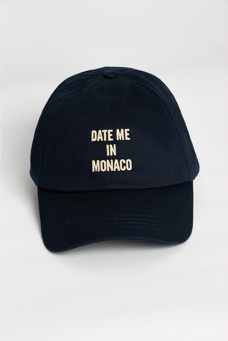 Casquette bleu marine LEO DATE ME IN MONACO - 4