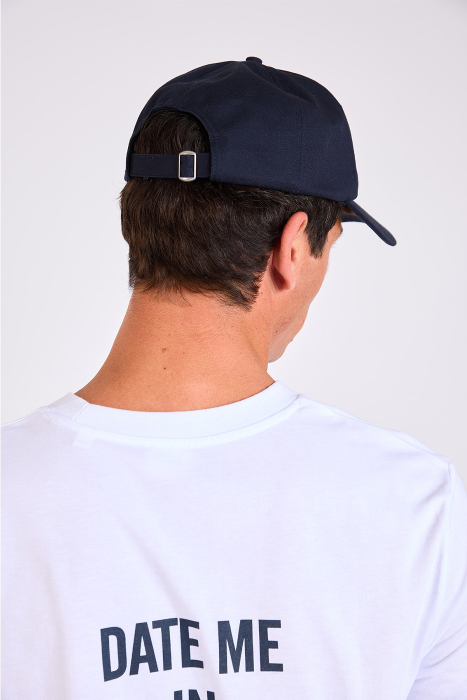Casquette bleu marine LEO DATE ME IN PARIS