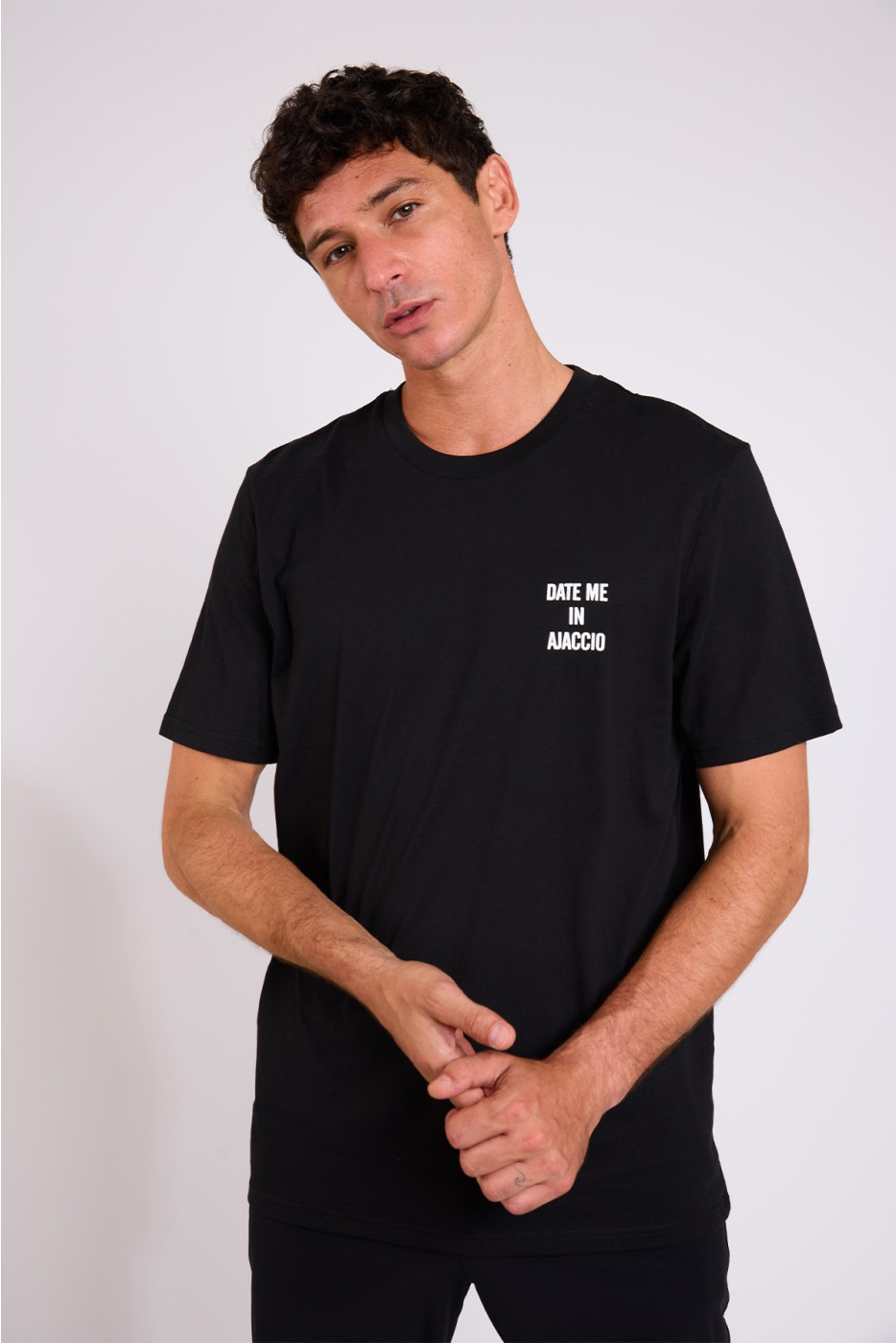 T-shirt noir MORGAN DATE ME IN AJACCIO - 7