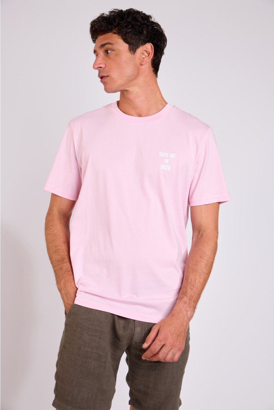 T-shirt rose MORGAN DATE ME IN IBIZA - 3