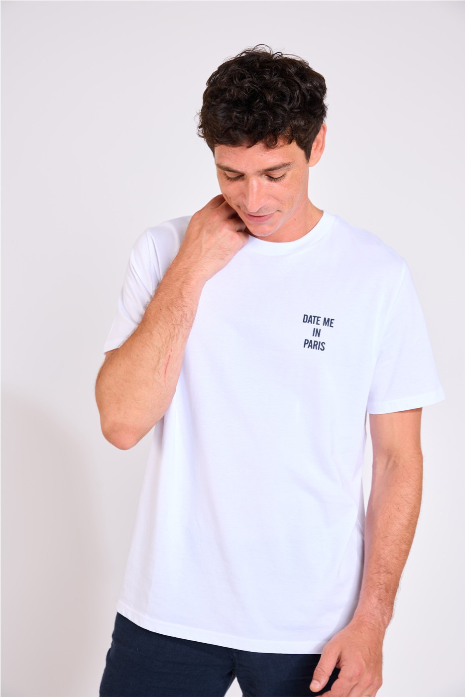T-shirt blanc MORGAN DATE ME IN PARIS - 5