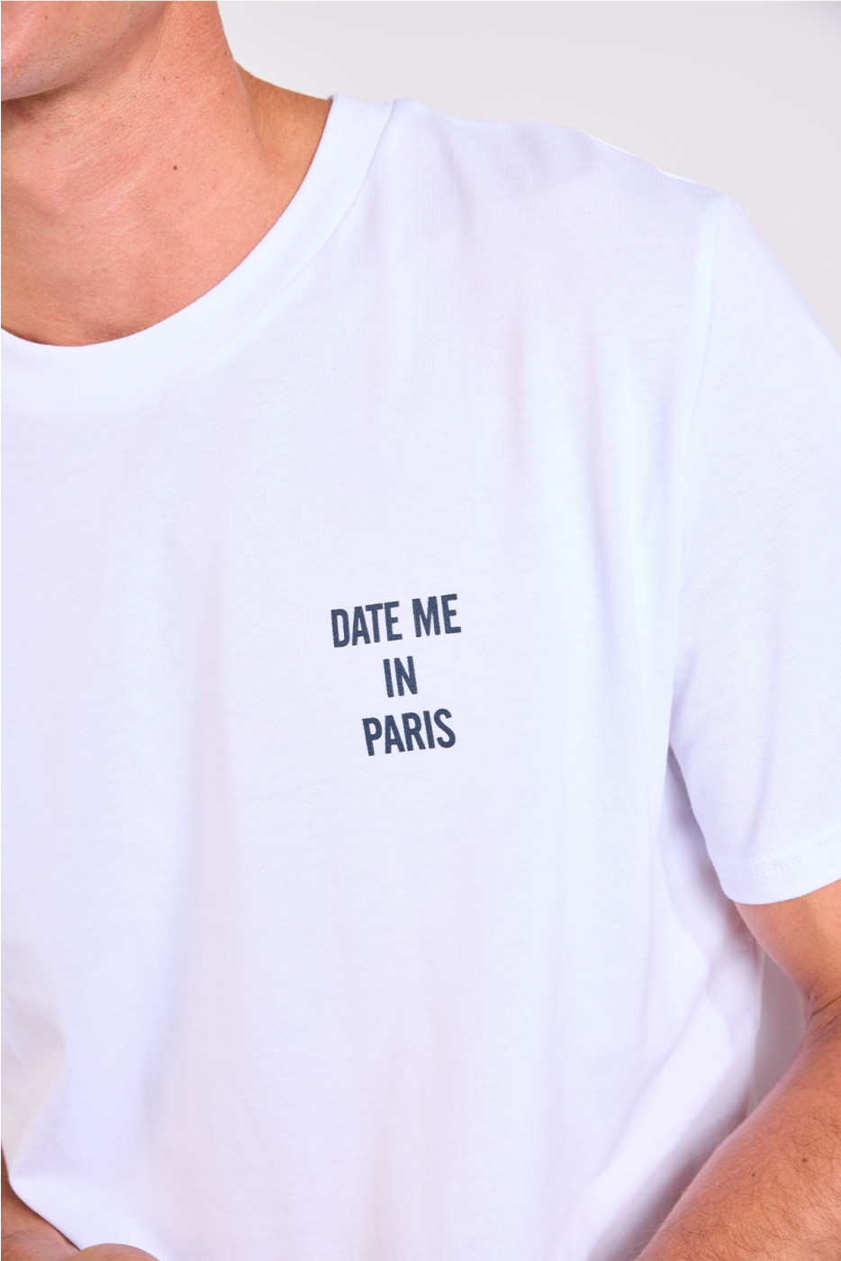 T-shirt blanc MORGAN DATE ME IN PARIS - 3