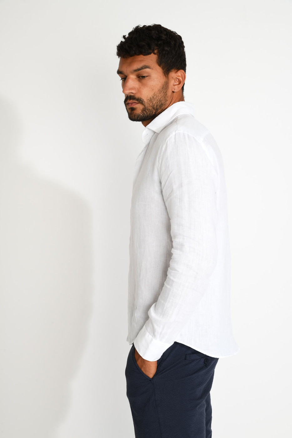 Chemise blanche QUENTIN PISE matière coton - 5