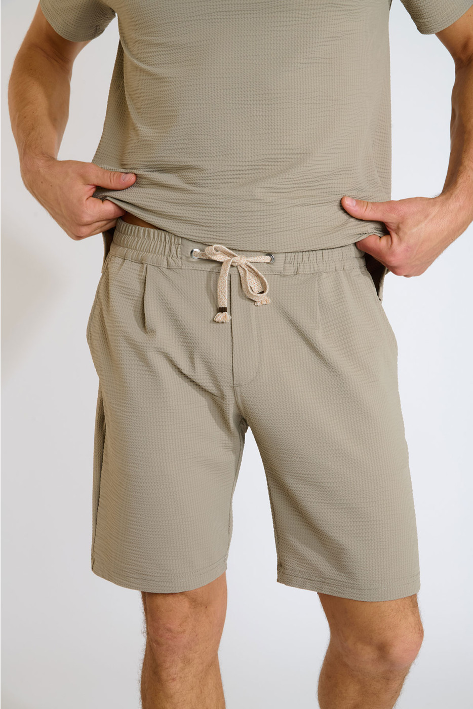 Bermuda beige REMI TRIESTE - 5