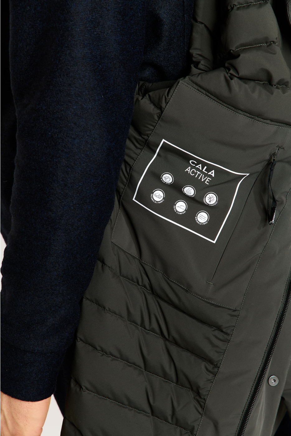 Blouson parka vert kaki BEN TURIN - 7