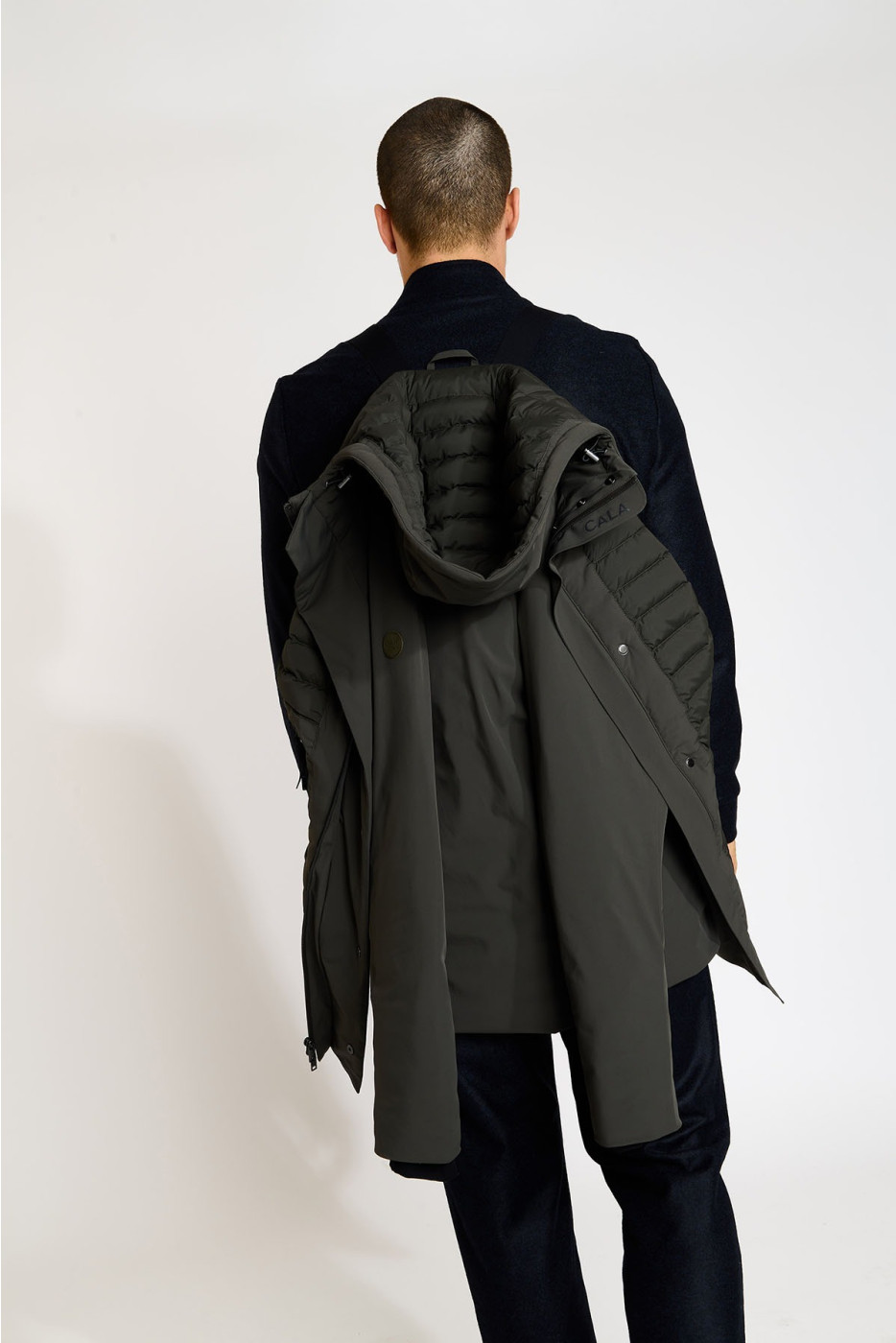 Blouson parka vert kaki BEN TURIN - 5